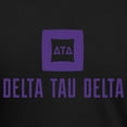 thumbnail image 3 of CafePress - Delta Tau Delta Purple Stacked Signature T Shirt - Mens Tri-blend T-Shirt, 3 of 4
