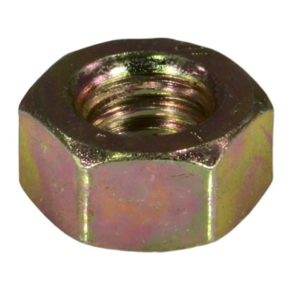 5/16"-18 Zinc Plated Steel Coarse Thread Left Hand Hex Nuts HNS-185 (8 pcs.)