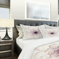 thumbnail image 4 of Designart 'Perfect Glowing Fractal Flower in Purple' Modern & Contemporary Duvet Cover Set, 4 of 4