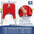thumbnail image 4 of EZ Assistive Patient Lift Divided Leg Sling with Lower Back 500lb Weight Capacity Red 1 Count S, 4 of 7