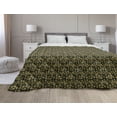 thumbnail image 1 of Geometric Down Alternative Comforter, Contemporary Grid Abstract Hexagons and Inner Triangle Stripes Mosaic Design, Microfiber Quilt for All Season, 5 Sizes, Black and White, by Ambesonne, 1 of 3