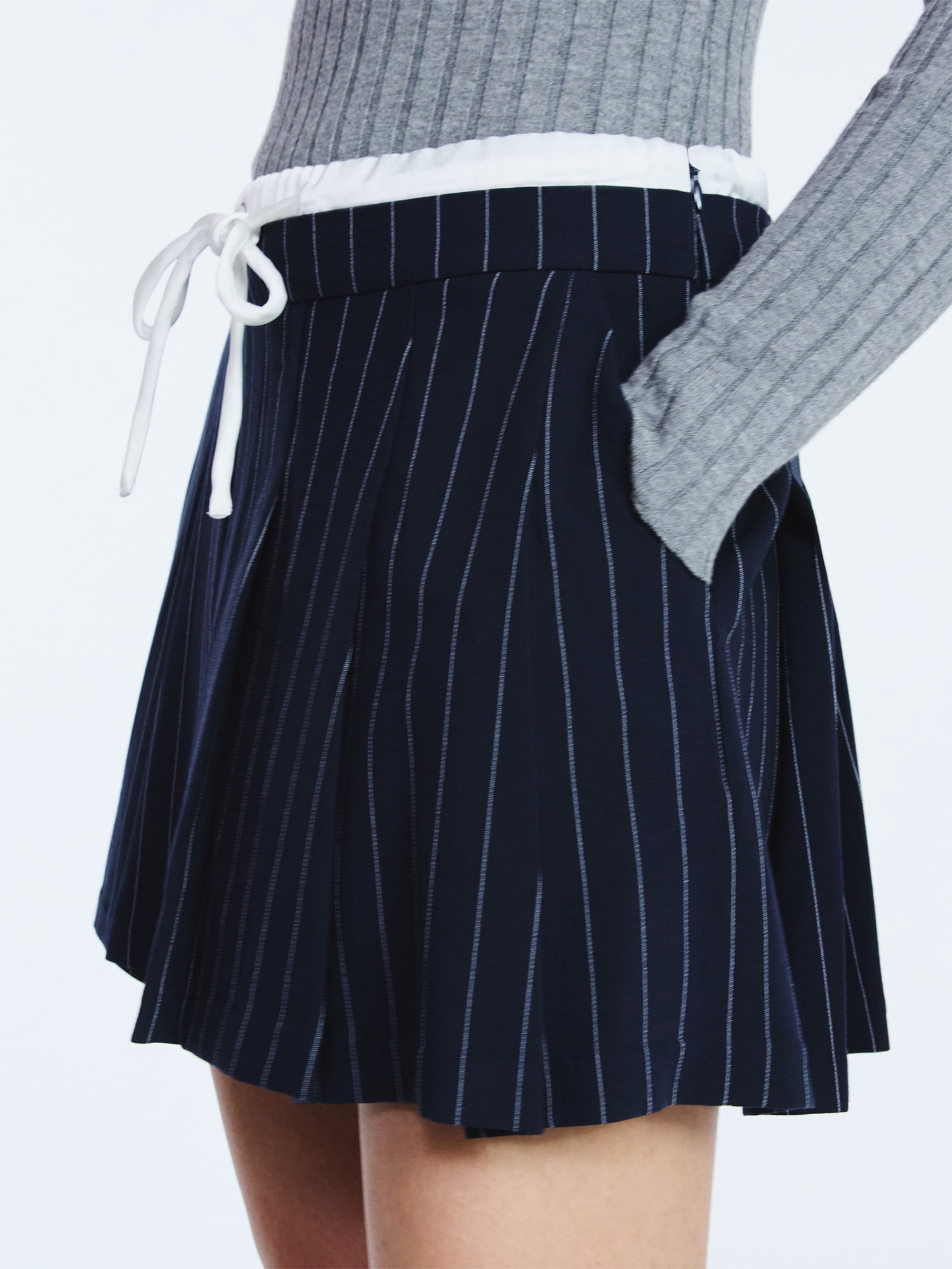Scoop Women's Double Waistband Mini Skirt, Sizes 0-18