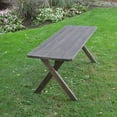 thumbnail image 7 of Pressure Treated Pine Crossleg Table, 7 of 7