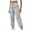 Gray, variant on Kilaqueen Lightweight Cargo Pants Women Casual Drawstring Waisted Travel Pants Hiking Pants with Pockets Quick Dry Joggers Outdoor Sweatpants