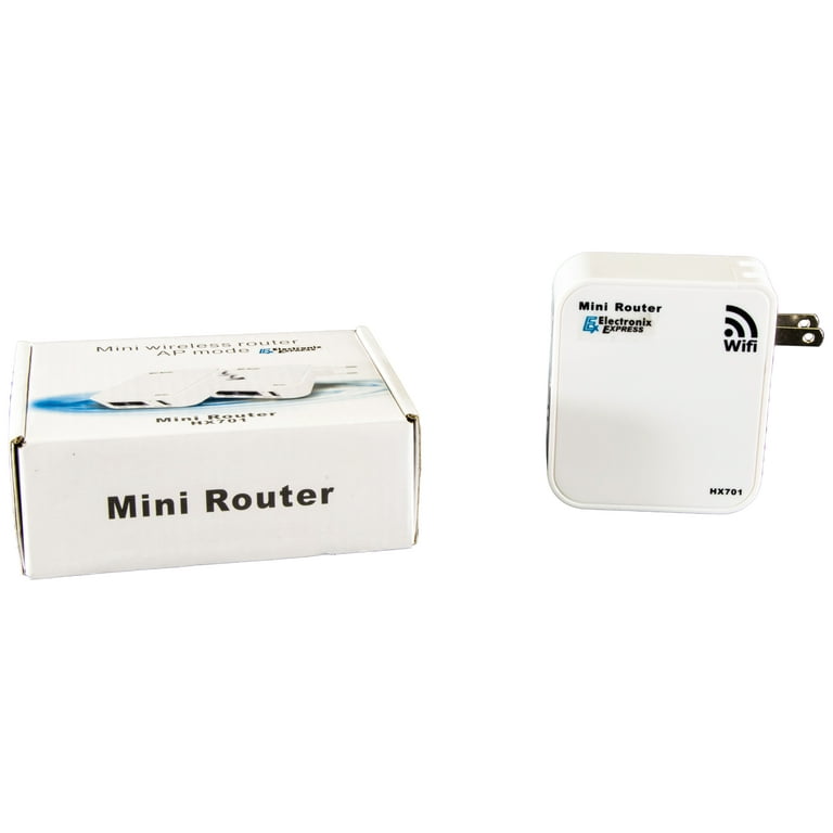 150Mbps Wireless N Mini Pocket Router, Repeater, 2 LAN Ports, USB