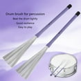 thumbnail image 4 of ANXPTIME 2Pcs Professional Drum Brush Percussion Brush Snare Brush Drum Steel Wire Brush, 4 of 11