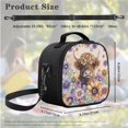 thumbnail image 5 of Jeiento Highland Cow Backpack for Teen Girls Middle School Bag and Lunch Bag Pencil Case Set 3 In 1 Dahlia Elementary School Bookbag Rucksack for Kids Child Daypack Satchel, 5 of 7