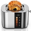 LINKChef Touch Screen 2-Slice Toaster, Stainless S