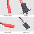 thumbnail image 3 of NEXAVKPR 30A ESC Motor Speed RC ESC Forward Reverse Brush Brake For Controller Boats Car, 3 of 11