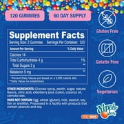 Dippin Dots Melatonin 2.5mg Sleep Gummies Sleep Support Supplement, 120 Count