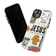 thumbnail image 3 of Jesus Christian Phone Case, Inspirational Bible Verse “God Will Never Fail You” Faith Quote Protective Cover for iPhone 17 16 15 14 13 12 11 Plus Pro Max Mini, 3 of 6