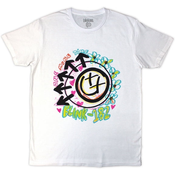 Blink-182 Unisex T-Shirt Crayon (White)