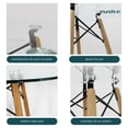 thumbnail image 4 of Mundo In Set Comedor Oslo 4 Sillas Mesa Redonda 80cm Polipropileno Madera Mundo In  KITMESI0053, 4 of 9