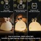 thumbnail image 4 of Luz de noche de silicona para amamantar, luz de noche para bebés, luz de noche suave para dormitorios, 4 of 6