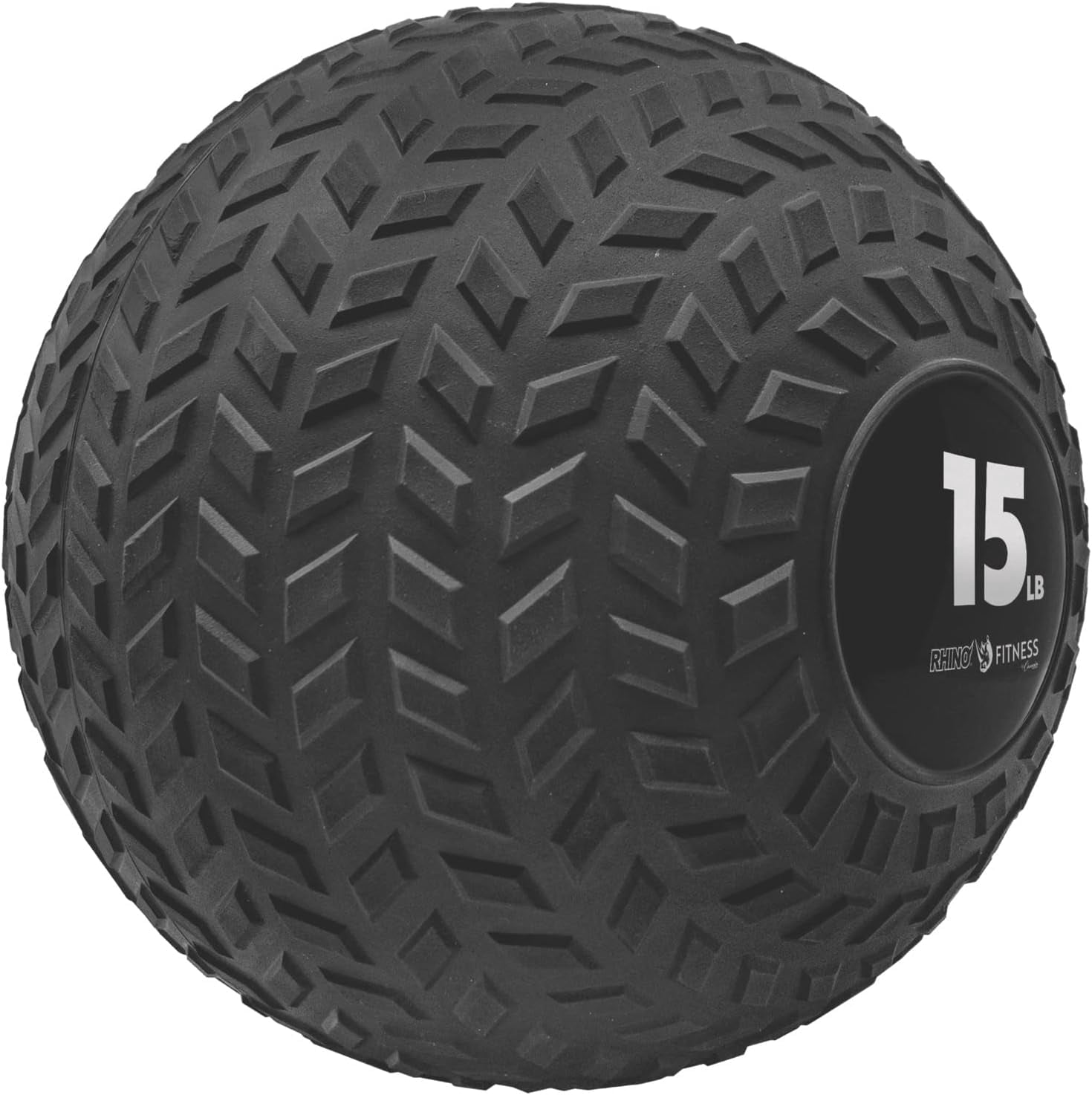 Champion Sports Rhino Fitness Slam Ball, 15 Pounds, Black