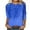 Blue-1, variant on Srogem Long Sleeve Sequin Tops for Women Sparkly Glitter Print Shirts Glitter Party Outfits Shiny Dressy Casual Pullover