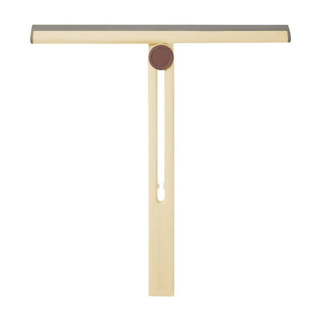 Ohufall Foldable Glass Squeegee Handheld Rotatable Window Squeegee For Home Bathroom Countertop Mirror Cleaning Supplies