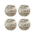 thumbnail image 2 of Balery 4 Pcs Vineyard Landscape 1leather Coasters Set, Drink Table Cup Coasters For Living Room Kitchen Coffee Decor, 2 of 9