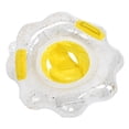 thumbnail image 1 of Anillo de natación inflable para bebé con asiento de seguridad y forma de flor, flotadores de cintura con asas., 1 of 14