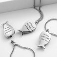 thumbnail image 5 of 6 Pack Urn Necklace for Ashes Heart & Cylinder Cremation Stainless Steel Keepsake Memorial Urn Locket for Ashes Cremation Urn Necklace, 5 of 7