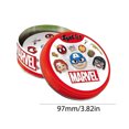 thumbnail image 4 of Spot It Game Animal Fun Cards Con Caja Metal Juguete Educativo (Marvel), 4 of 6