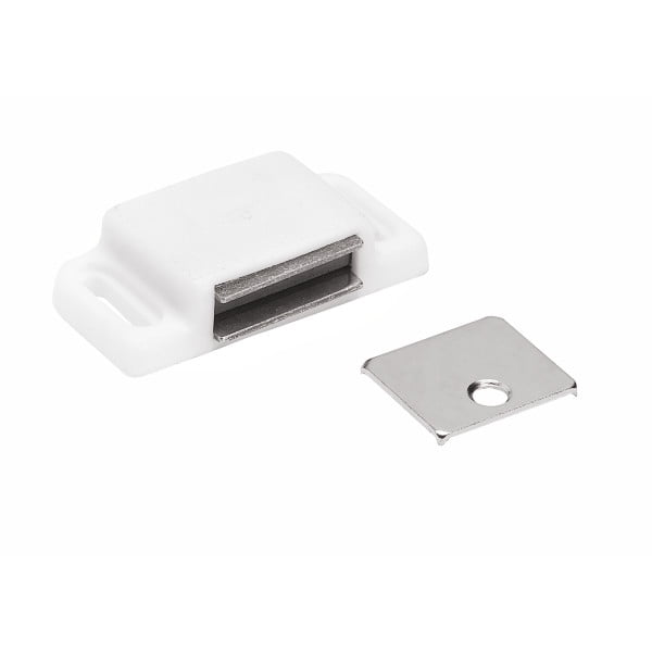 Liberty Hardware C080x0lU Heavy Duty Abs Plastic Catch White