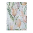thumbnail image 3 of Soft Tulip Pattern Door Side Curtain 54x40in Privacy Shade UV Protection Rod Pockets, 3 of 10