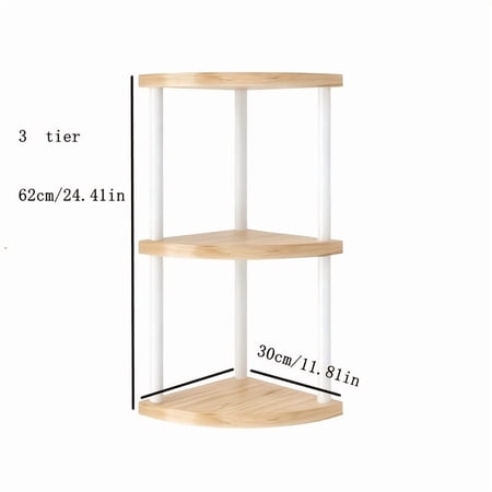 2026 Latest Design 3/4/5/6 Tier Modern Minimalist Style Iron Corner Bookshelf, Corner Storage Shelf, Heavy-Duty Load-Bearing, Space-Saving, Easy To Install, Decorative Corner Rack