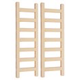 thumbnail image 1 of GOOHOCHY 2Set Mini Ladder Home Decor Beige Wood for Miniature Landscape, 1 of 8