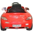 thumbnail image 5 of Costway Mercedes Benz SLS R/C MP3 kids Ride On Car Electric Battery Toy Red, 5 of 8