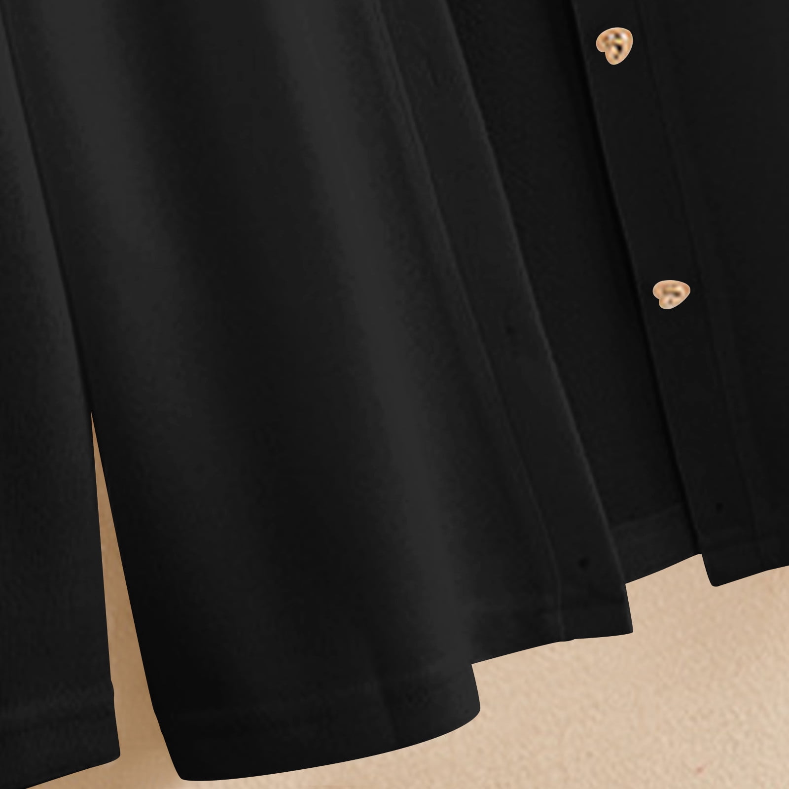 Womens Plus Size Cardigans Button Down Black Sweaters Lightweight Loose Long Sleeve Fall Solid Color Coats for Ladies Casual - image 5