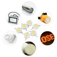 thumbnail image 1 of 100 piezas de alta potencia 1 W cuentas LED componentes emisores de luz diodo Super brillante SMD para accesorios de iluminación DIY 3000 K / 6000 K(Warm White 3000K) EOTVIA NO, 1 of 5