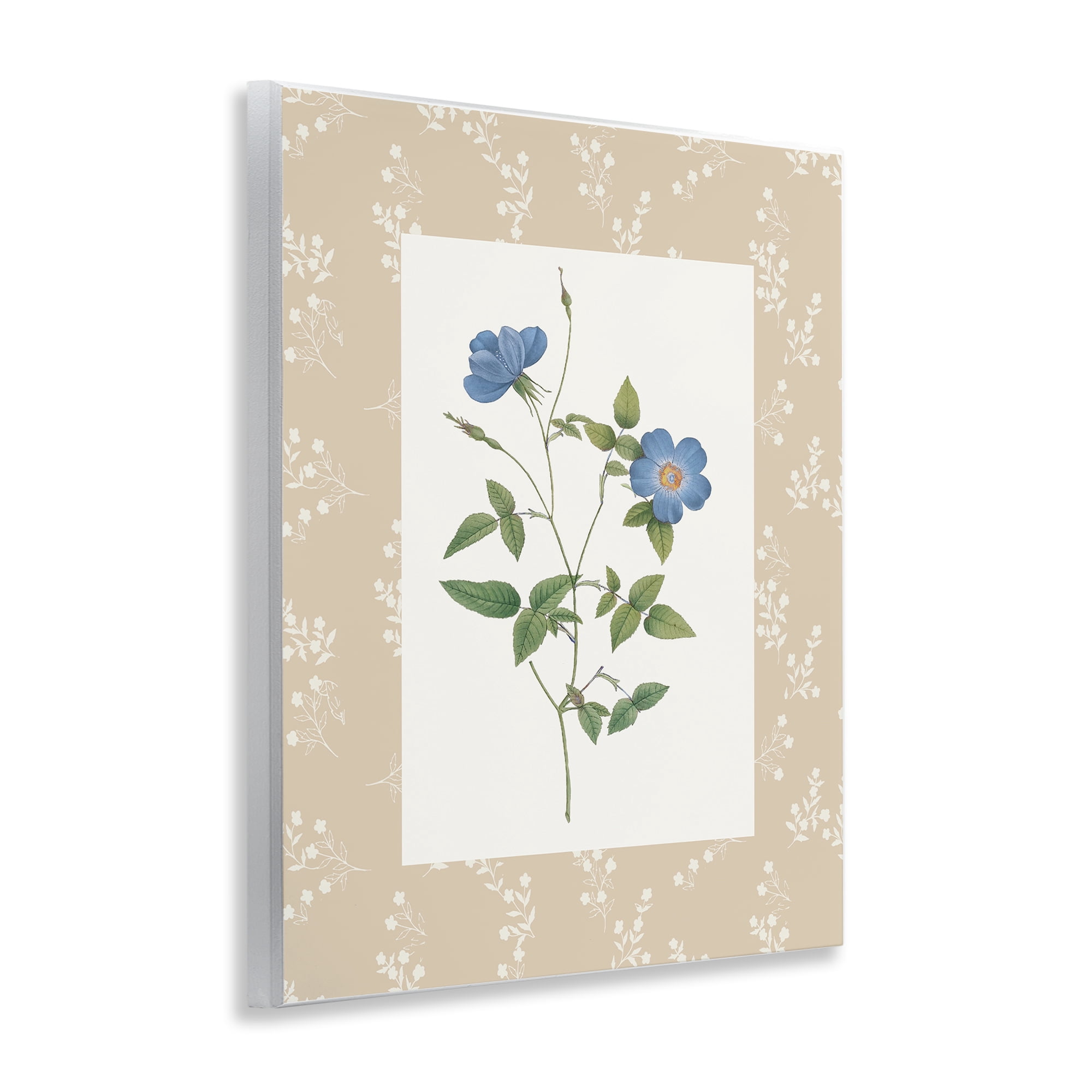 Stupell Industries Vintage Botanical Plate Wall Plaque Art, design by Val Rhodes