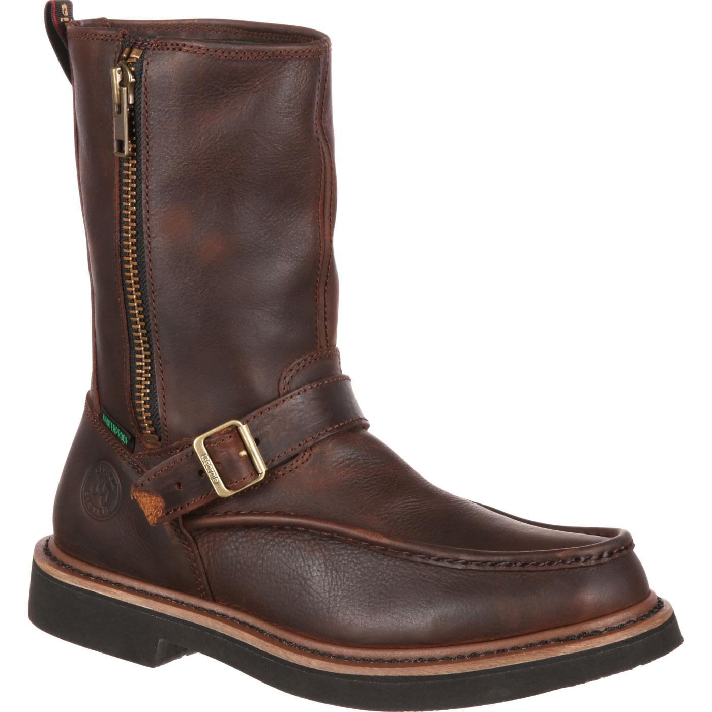 Georgia Boot - Georgia Boot Side Zip Waterproof Work Wellington ...