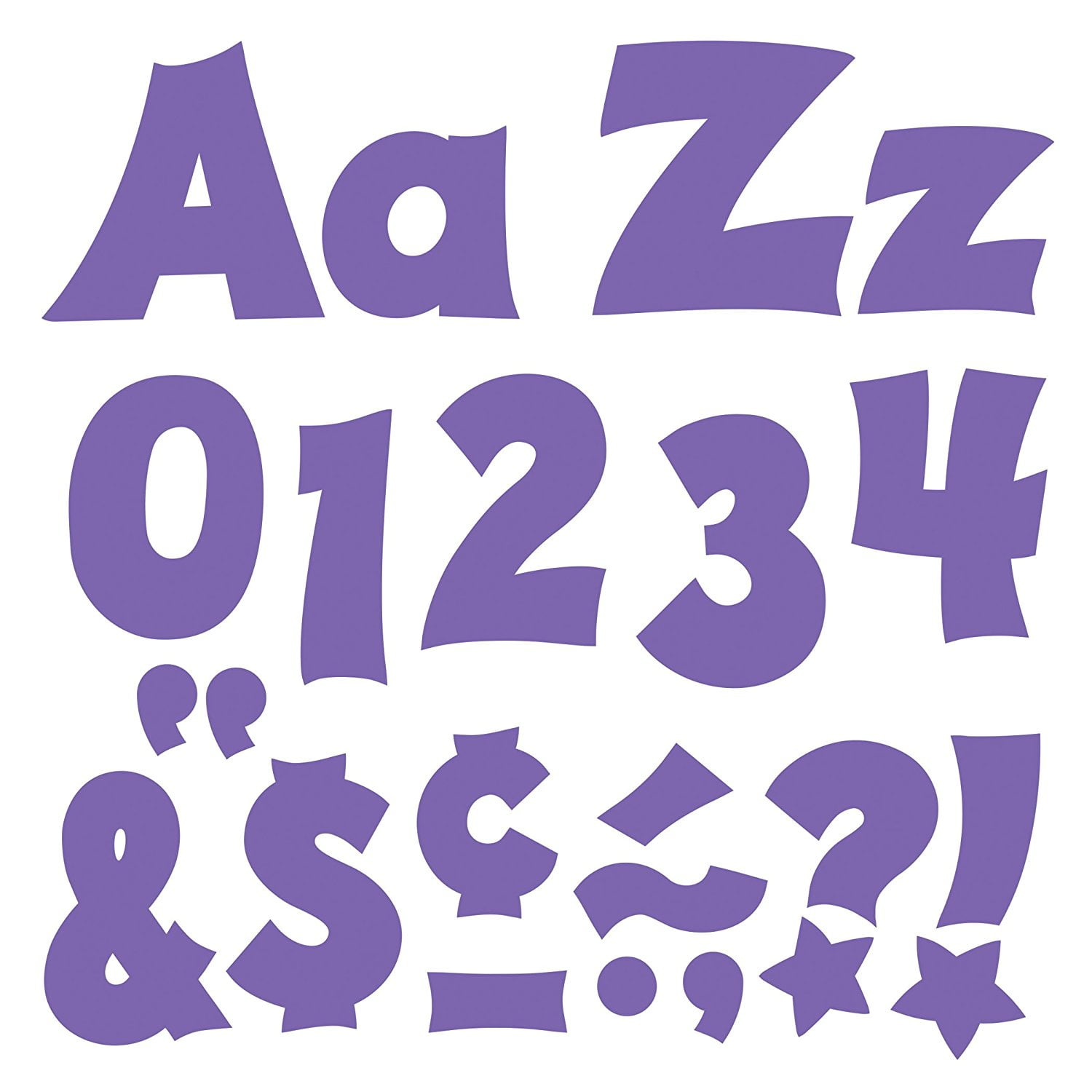 Buy Perfectly Paisley 4-Inch Friendly Uppercase Lowercase Combo Pack Ready Letters (T-79842),...