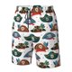 thumbnail image 4 of Balery Pirate Hats Traje de Baño Estilo Hawaiano para Hombre, Shorts de Secado Rápido con Bolsillos-Medium, 4 of 6