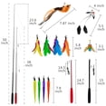 thumbnail image 3 of Set de juguetes de varita para gatos miwoowim con 2 varitas extensibles y 11 accesorios, 3 of 8