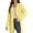 Yellow, variant on Women's Mid-Length Knit Cardigan, Solid Color Open Front Sweater, Long Sleeve Pocketed Coat, Soft Casual Outerwear, Autumn Winter Layer Beige L
