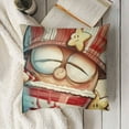 thumbnail image 3 of YINGXI  Sweet Summer Time Gnome Decorative Throw Pillow Covers, You are My Sunshine Beach Coastal Cushion Case Decor, Stripes Nautical Seasonal Home Decoration for Sofa Couch 20x20in, 3 of 5
