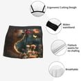 thumbnail image 3 of Kdxio Men's Boxer Briefs with Sunshine Butterfly Flower Bear Print - Comfortable and Breathable Underwear for Everyday Wear, 3 of 5