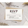 thumbnail image 4 of Inkdotpot 50 Blank RSVP Cards With White Envelopes Floral 4"x6" Response Cards-RSVP Reply Card For Wedding-Bridal Shower-Baby Shower-Rehearsal Dinner, 4 of 7