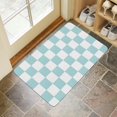 thumbnail image 4 of Captivating Buffalo Plaid Outdoor Rug 30x17 - Absorbent, No-Skid Front Door Mat, Ideal for Layering. Doormat fora Vibrant Touch to Spring & Summer Farmhouse Decor, 4 of 6