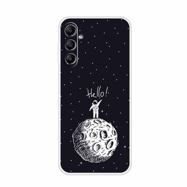Funda de silicona suave con dibujos animados para Samsung Galaxy A14 A34 A54 5G, carcasa de TPU transparente para Samsung A54 A34 A14 4G qiuyongmign unisex