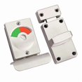 thumbnail image 1 of Toilet Door Lock With Red And Green Indicator Replacement Parts Indicating Dormant Lock For Public Toilet(1pcs, Silver), 1 of 5