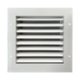 thumbnail image 4 of Rejilla de ventilación de aire con palanca de ajuste de suministro de aire, rejillas de barra lineal cuadradas modernas y duraderas 20cmx20cm, 4 of 9