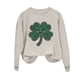thumbnail image 3 of Ounisa St. Patrick's Day Sweatshirt for Women Clover Graphic T-Shirts Patty's Day Color Long Sleeves Tee Tops, 3 of 7