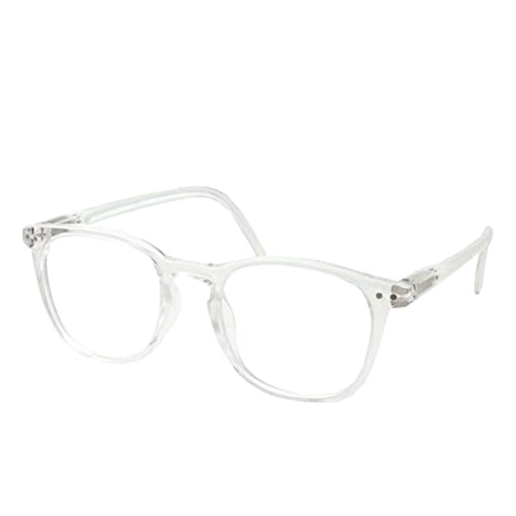 grinderPUNCH High Magnification Strong Power Readers Clear Reading Glasses +4.50