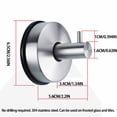 thumbnail image 4 of ZheElen 2pieces Window Mirror Suction Hooks Stylish And Functional Decoration Essential Suction Hooks silver, 4 of 6
