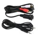 thumbnail image 1 of Cable de montaje en Panel auxiliar de 2m/6,56 pies, Cable de montaje empotrado de Panel de tablero de 3,5mm a 3RCA para coche, barco y motocicleta, 1 of 5