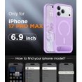 thumbnail image 2 of Funda Delgada Mate con Soporte Oculto para iPhone 17 Pro Max 6.9", Negro, 2 of 7